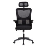 ΚΑΡΕΚΛΑ ΓΡΑΦΕΙΟΥ KESI HM1222.01 ΜΑΥΡO MESH & PP 61x62x125Υεκ. - Image 3