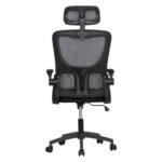 ΚΑΡΕΚΛΑ ΓΡΑΦΕΙΟΥ KESI HM1222.01 ΜΑΥΡO MESH & PP 61x62x125Υεκ. - Image 6