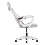 ΚΑΡΕΚΛΑ ΓΡΑΦΕΙΟΥ SALAS HM1223.02 P.P. ΛΕΥΚΟ-ΓΚΡΙ MESH ΥΦΑΣΜΑ 57x71x110-120Υεκ - Image 4