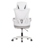 ΚΑΡΕΚΛΑ ΓΡΑΦΕΙΟΥ SALAS HM1223.02 P.P. ΛΕΥΚΟ-ΓΚΡΙ MESH ΥΦΑΣΜΑ 57x71x110-120Υεκ - Image 6