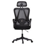 ΚΑΡΕΚΛΑ ΓΡΑΦΕΙΟΥ FRANTIC HM1224.01 ΜΑΥΡO MESH & ΠΟΛΥΠΡΟΠΥΛΕΝΙΟ 60x66x130Υεκ - Image 6