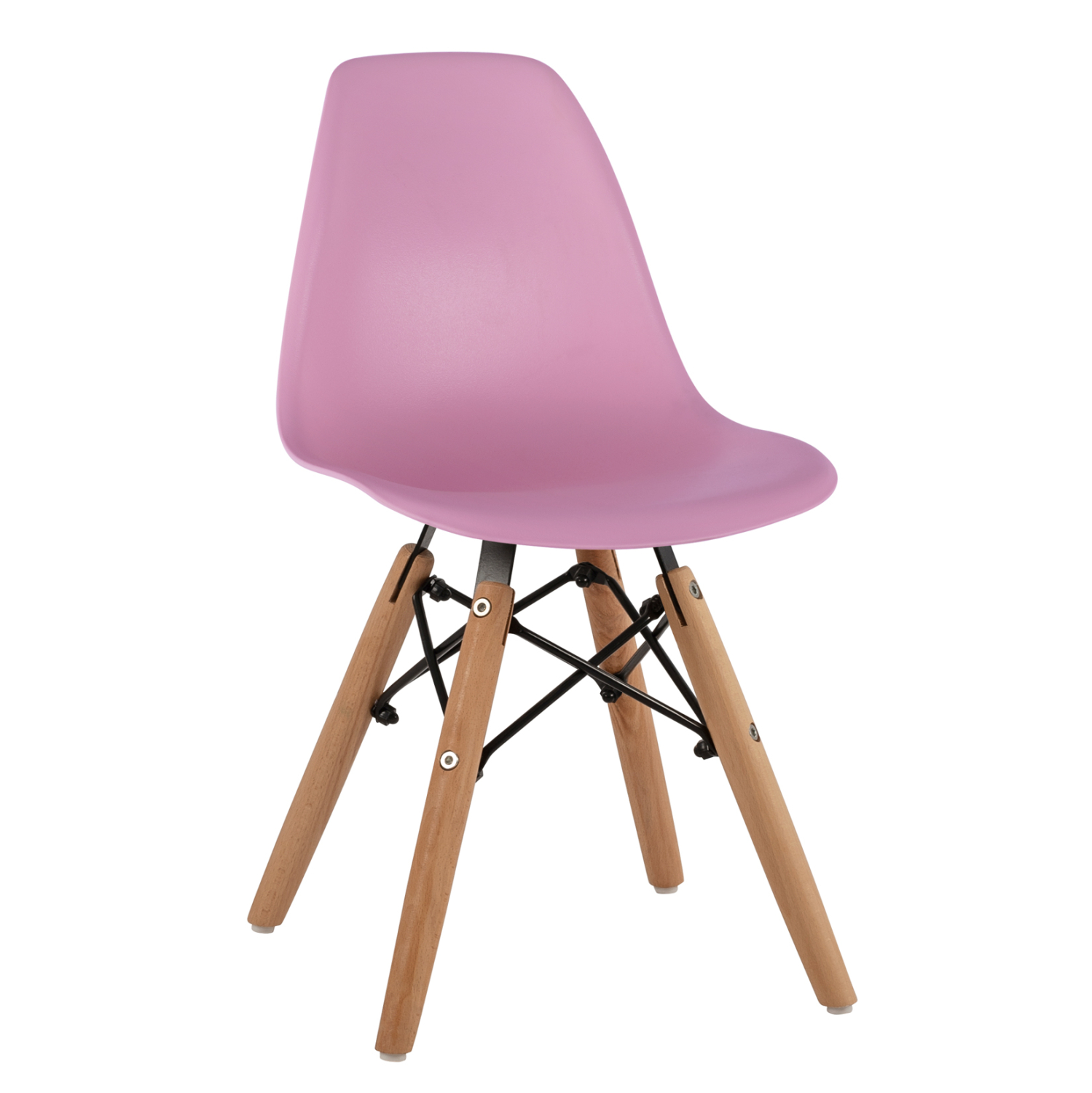 karekla-kid-tmchfb9845305-xylina-podia-k ΚΑΡΕΚΛΑ TWIST KID ΤΜΧ.HM8453.05 ΞΥΛΙΝΑ ΠΟΔΙΑ & ΚΑΘΙΣΜΑ ΡΟΖ PP 30,5Χ33Χ59 ΕΚ - Image 1
