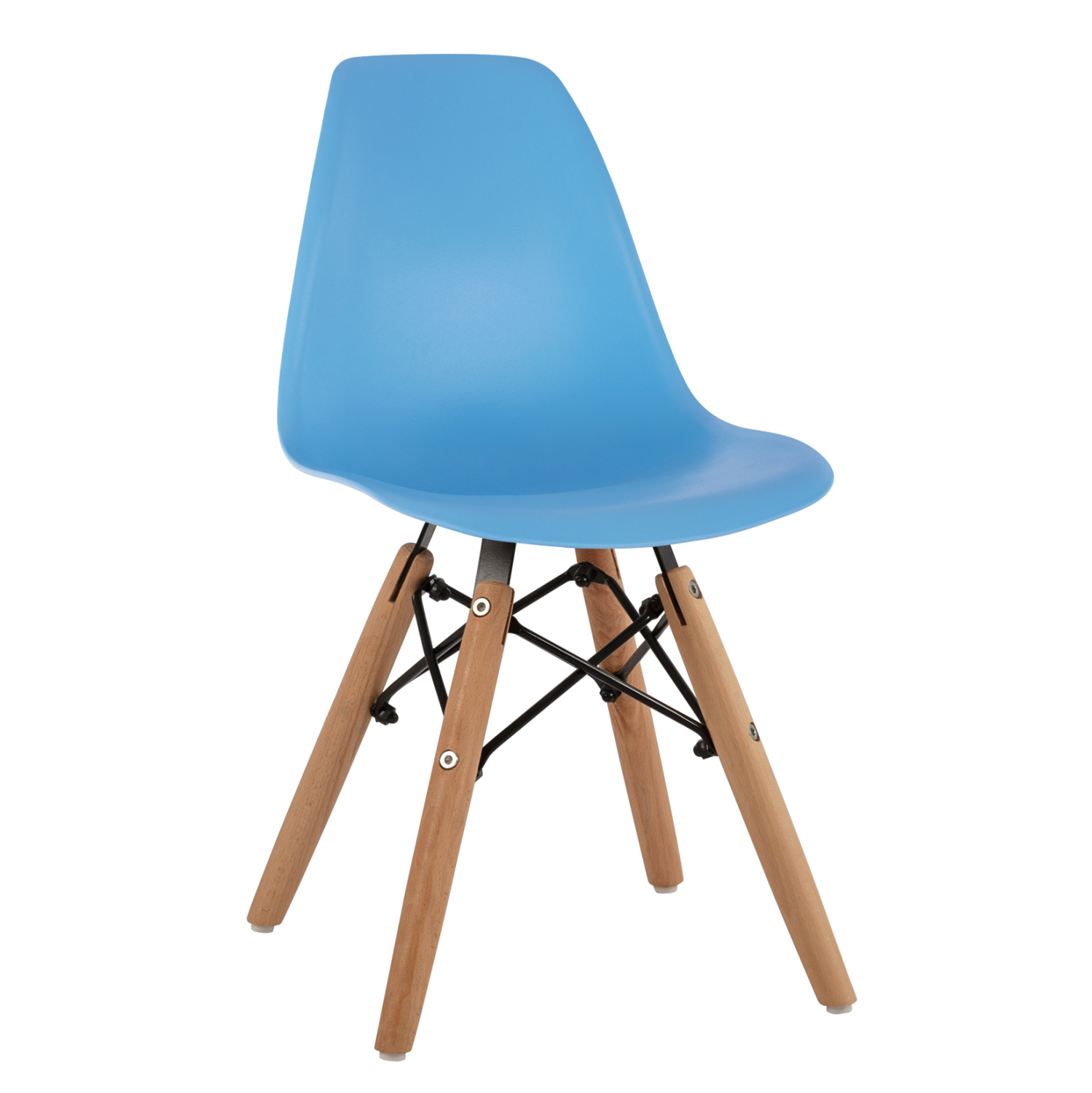 karekla-kid-tmchfb9845308-xylina-podia-k ΚΑΡΕΚΛΑ TWIST KID ΤΜΧ.HM8453.08 ΞΥΛΙΝΑ ΠΟΔΙΑ & ΚΑΘΙΣΜΑ ΜΠΛΕ PP 30,5Χ33Χ59 ΕΚ - Image 1