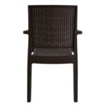 ΠΟΛΥΘΡΟΝΑ ΠΟΛΥΠΡΟΠΥΛΕΝΙΟΥ ΒΑΡΕΩΣ ΤΥΠΟΥ KAGANU DARK BROWN HM5134.09 57x55,5x89 εκ. - Image 6