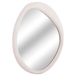 ΚΑΘΡΕΠΤΗΣ ΤΟΙΧΟΥ ΟΒΑΛ ΣΕΙΡΑ SANTORINI HM4514 MDF ΣΕ ΥΠΟΛΕΥΚΟ 48x3,2x60Υεκ - Image 3