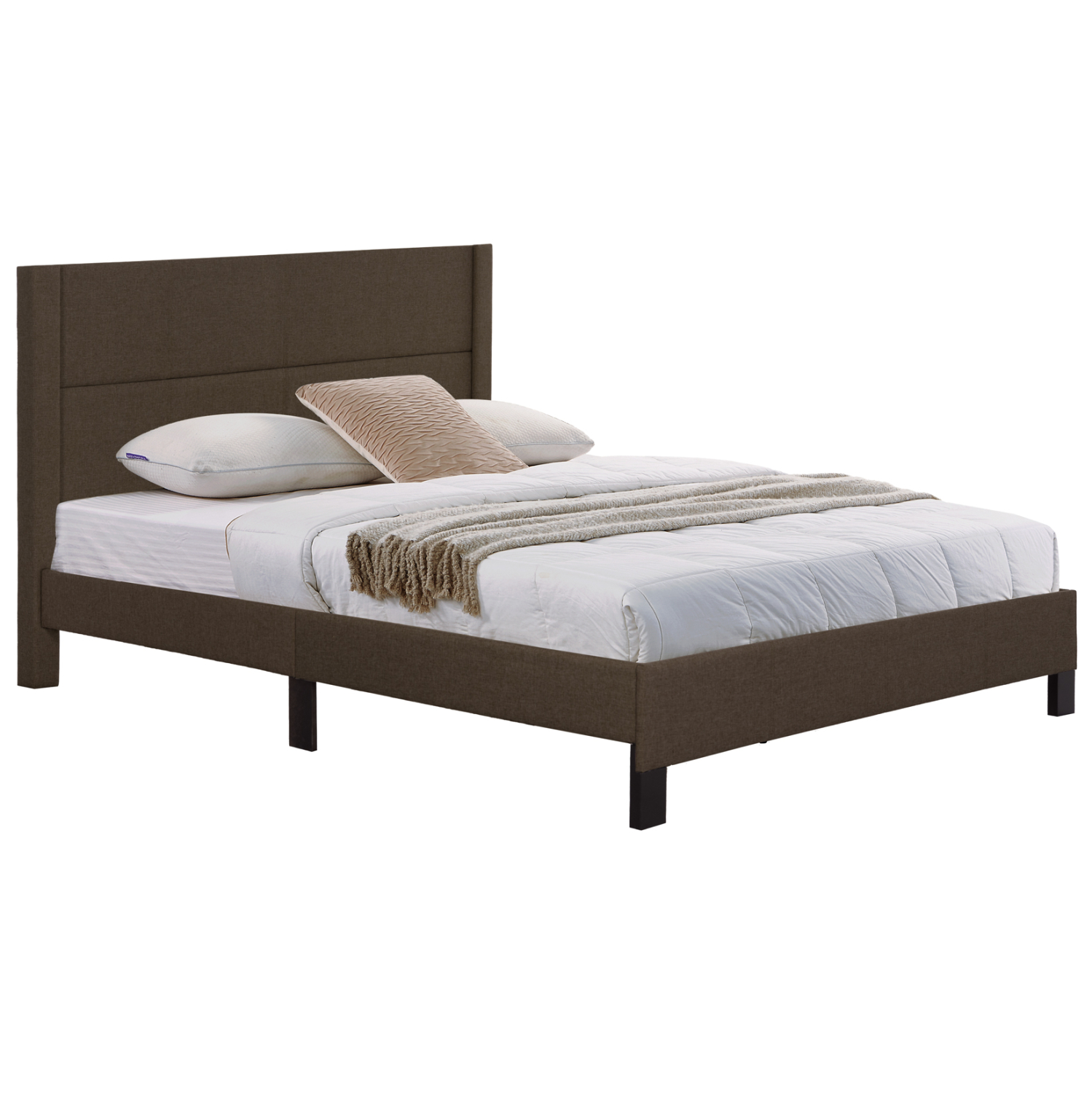 krebati-fb966613-kafe-yfasma-gia-stroma- ΚΡΕΒΑΤΙ TRILLOP HM666.13 ΚΑΦΕ ΥΦΑΣΜΑ ΓΙΑ ΣΤΡΩΜΑ 160X200εκ. - Image 1