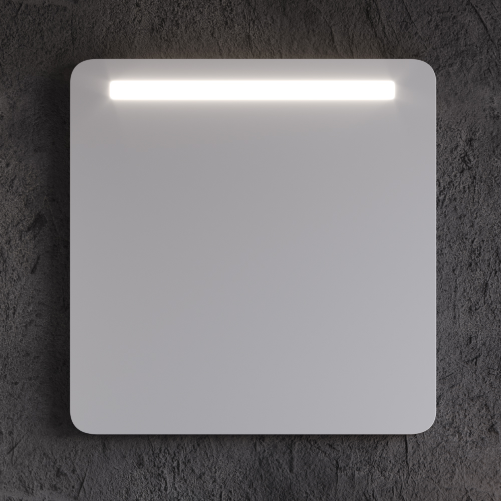 kuzey-mirror- ΚΑΘΡΕΦΤΗΣ LED KUZEY 75×68 cm WHITE MAT 3MKUZ075WHM - Image 1
