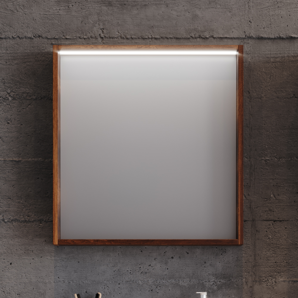 luna-65-mirror- ΚΑΘΡΕΦΤΗΣ LED LUNA NEW 65cm. χρ.BAROK 3MLUN065BN - Image 1