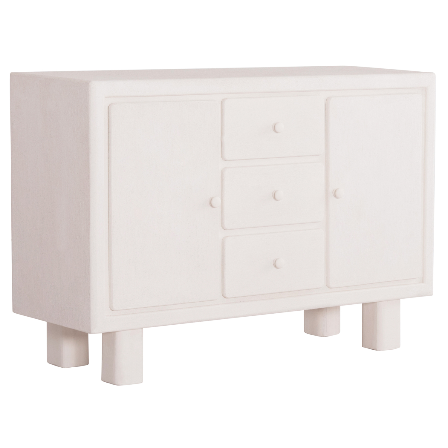 mpoyfes-fb918048-mdf-se-ypoleyko-chroma- ΜΠΟΥΦΕΣ ΣΕΙΡΑ SANTORINI HM18048 MDF ΣΕ ΥΠΟΛΕΥΚΟ ΧΡΩΜΑ-3 ΣΥΡΤΑΡΙΑ & 2 ΠΟΡΤΕΣ 120x38x80Υεκ. - Image 1