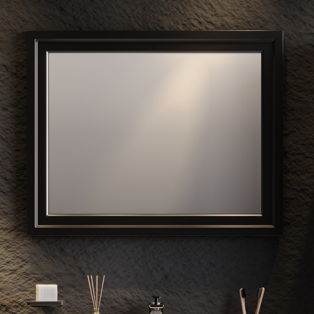 napoli-85-black-mirror ΚΑΘΡΕΦΤΗΣ NAPOLI 85cm χρ.BLACK MAT 3MNAP085BLM - Image 1