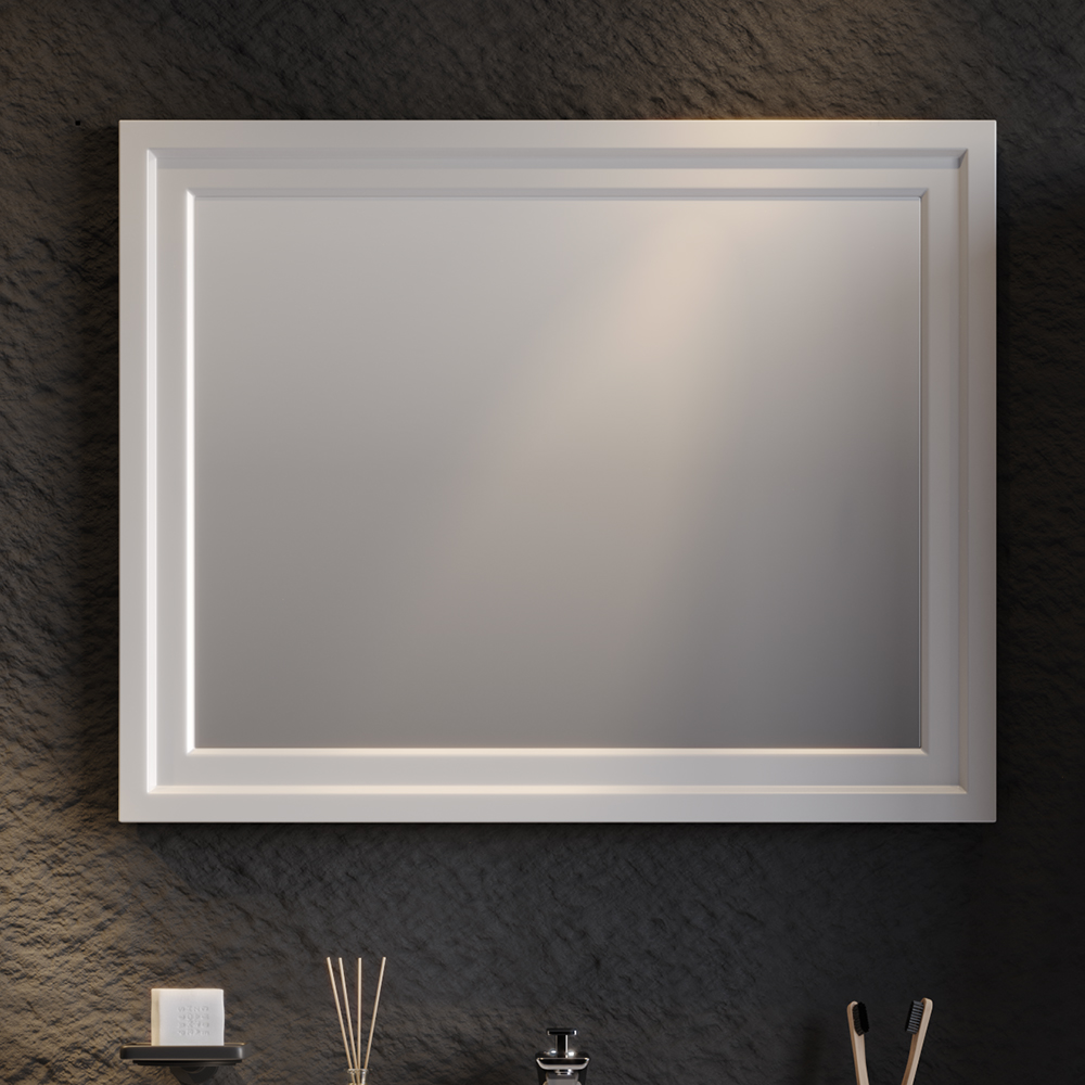 napoli-85-mirror ΚΑΘΡΕΦΤΗΣ NAPOLI 85cm χρ.WHITE MAT 3MNAP085WHM - Image 1