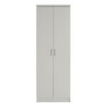 ΝΤΟΥΛΑΠΑ 2ΦΥΛΛΗ BAILEY ΜΕ ΤΡΙΑ ΡΑΦΙΑ HM337.05 ΜΕΛΑΜΙΝΗ ΛΕΥΚΗ 60Χ43Χ181Υεκ. - Image 3