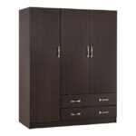 ΝΤΟΥΛΑΠΑ 3ΦΥΛΛΗ CARLY HM384.01 ΜΕ ΔΥΟ ΣΥΡΤΑΡΙΑ ZEBRANO 150X55Χ180Υεκ.