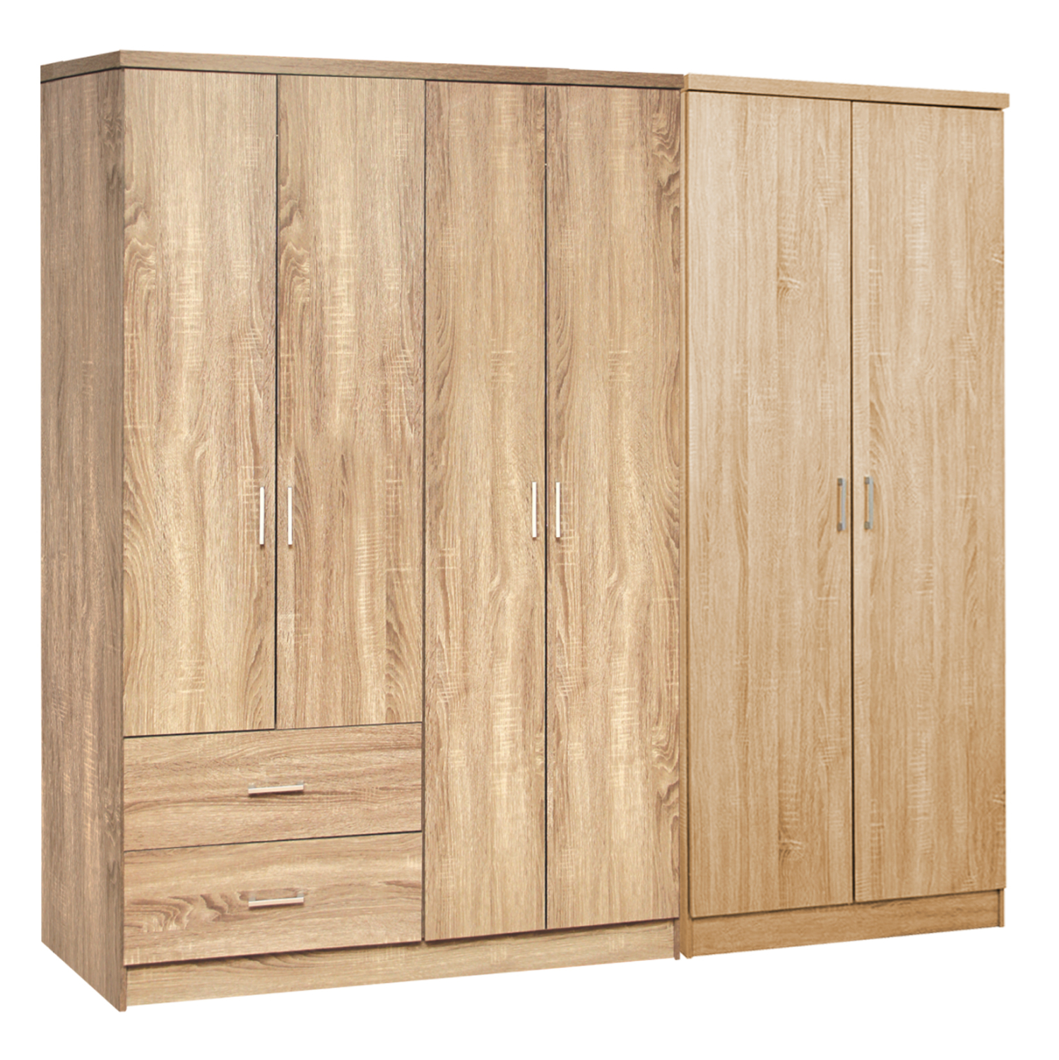 ntoylapa-6fylli-fb92123502-melamini-chro ΝΤΟΥΛΑΠΑ 6ΦΥΛΛΗ BLAKELY HM21235.02 ΜΕΛΑΜΙΝΗ ΧΡΩΜΑ SONAMA 201x43x181Υεκ - Image 1