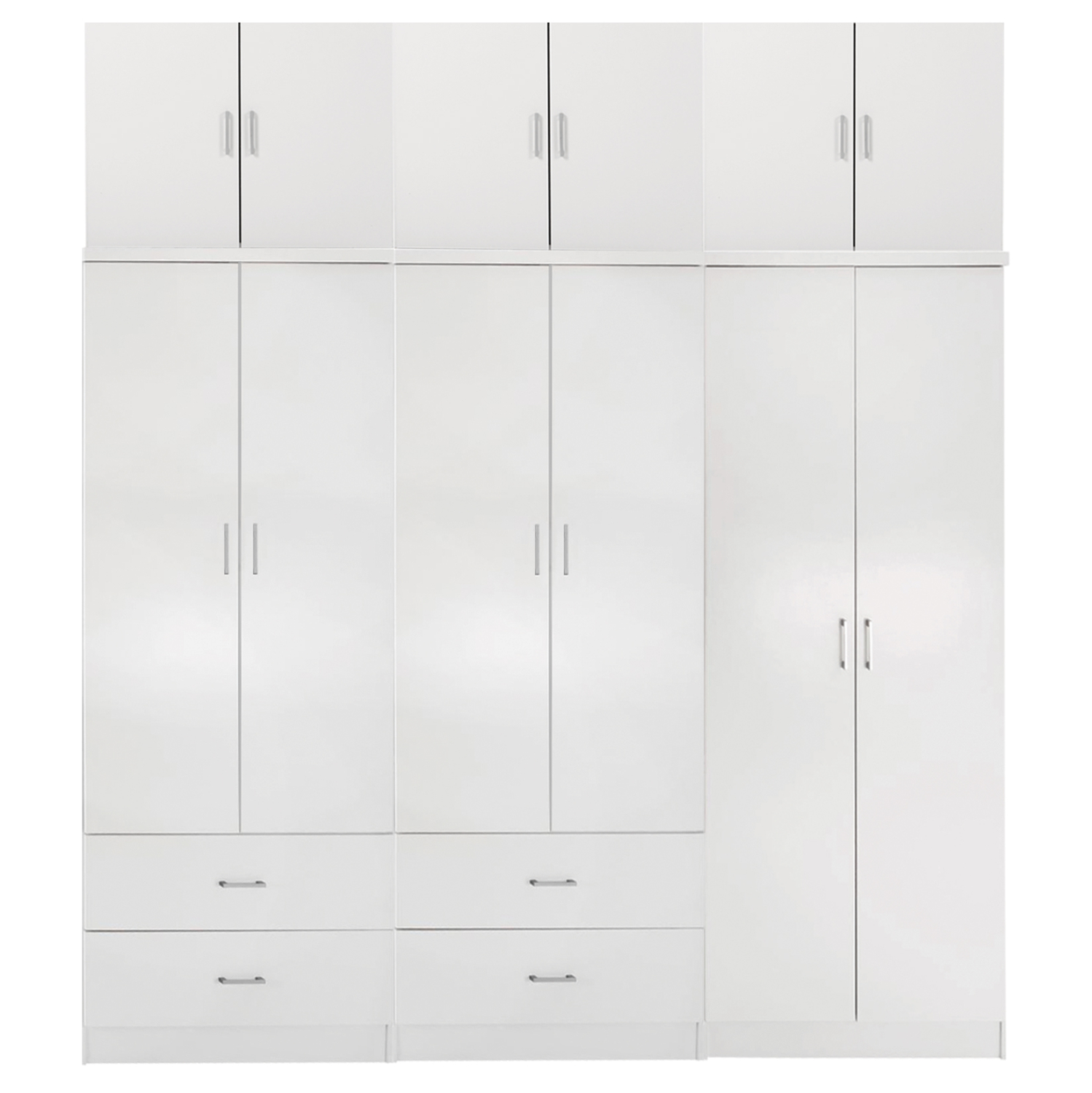 ntoylapa-fb92106502-6fylli-4-syrtaria-pa ΝΤΟΥΛΑΠΑ REINA HM21063.05 6ΦΥΛΛΗ-4 ΣΥΡΤΑΡΙΑ-ΠΑΤΑΡΙ-ΜΕΛΑΜΙΝΗ ΣΕ ΛΕΥΚΟ 240x43x241Υεκ - Image 1