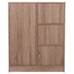 ΝΤΟΥΛΑΠΙ ΜΕ 4 ΑΠΟΘ.ΧΩΡΟΥΣ MATIN HM2479.02 SONAMA OAK ΜΕΛΑΜΙΝΗ 80x39,5x99,5Υεκ. - Image 3