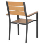 ΠΟΛΥΘΡΟΝΑ ΑΛΟΥΜΙΝΙΟΥ SAGA HM5981.03 ΑΝΘΡΑΚΙ-POLYWOOD ΣΕ ΦΥΣΙΚΟ 55x55x86Υεκ. - Image 4