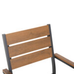 ΠΟΛΥΘΡΟΝΑ ΑΛΟΥΜΙΝΙΟΥ SAGA HM5981.03 ΑΝΘΡΑΚΙ-POLYWOOD ΣΕ ΦΥΣΙΚΟ 55x55x86Υεκ. - Image 6