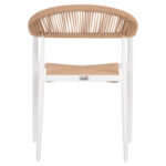 ΠΟΛΥΘΡΟΝΑ ΑΛΟΥΜΙΝΙΟΥ GRET HM5854.01 ΛΕΥΚΗ PE RATTAN ΜΠΕΖ 56x55,5x78Υεκ. - Image 6