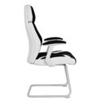 ΠΟΛΥΘΡΟΝΑ ZAHARA HM1102.02 ΣΕ ΧΡΩΜΑ ΜΑΥΡΟ ΜΕ ΑΣΠΡΟ 66,5x63x108cm - Image 4