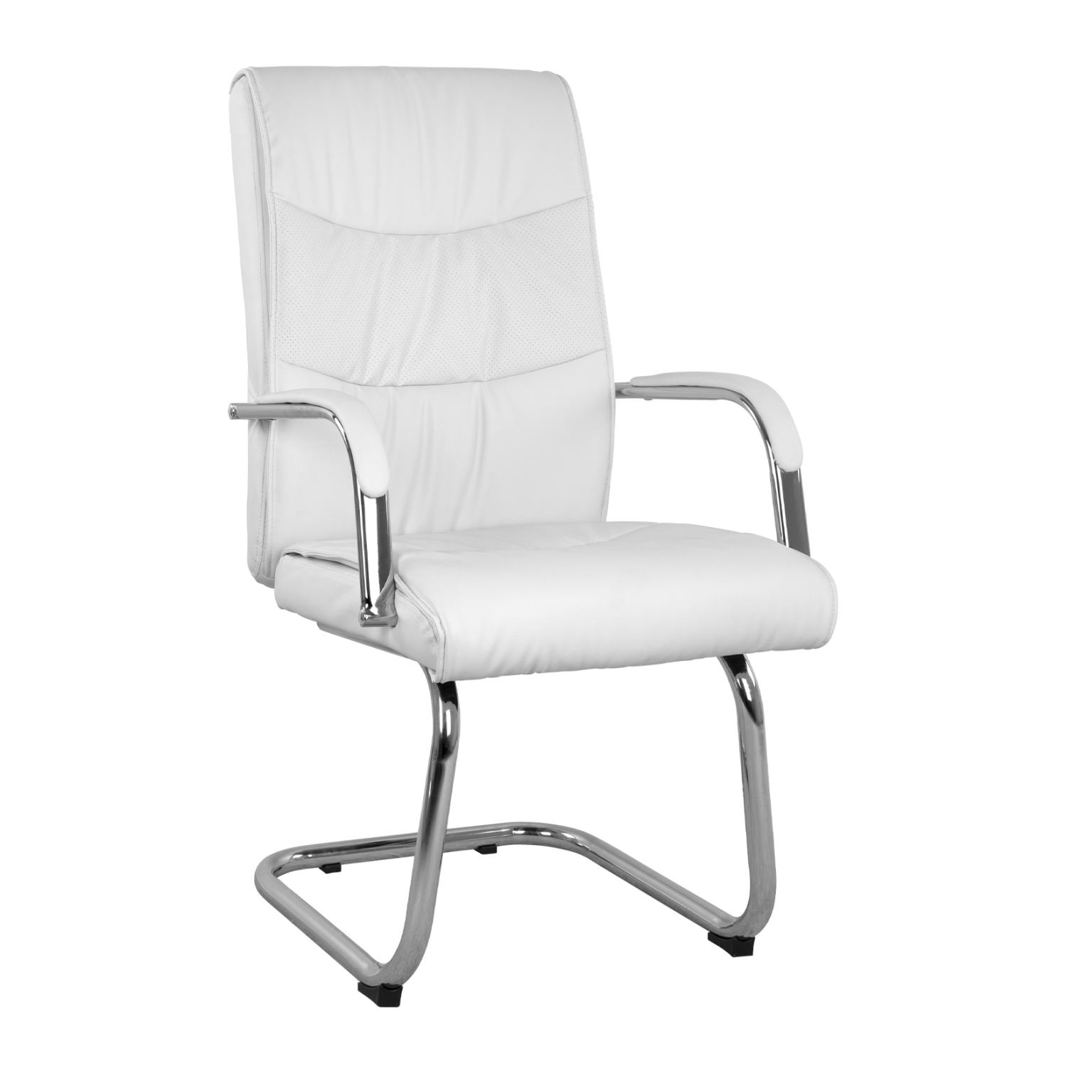 polythrona-episkepti-leyko-pu-me-basi-ch ΠΟΛΥΘΡΟΝΑ JACOB HM1045.12 ΛΕΥΚΟ PU ΜΕ ΒΑΣΗ ΧΡΩΜΙΟΥ 57Χ73,5Χ96 ΕΚ - Image 1