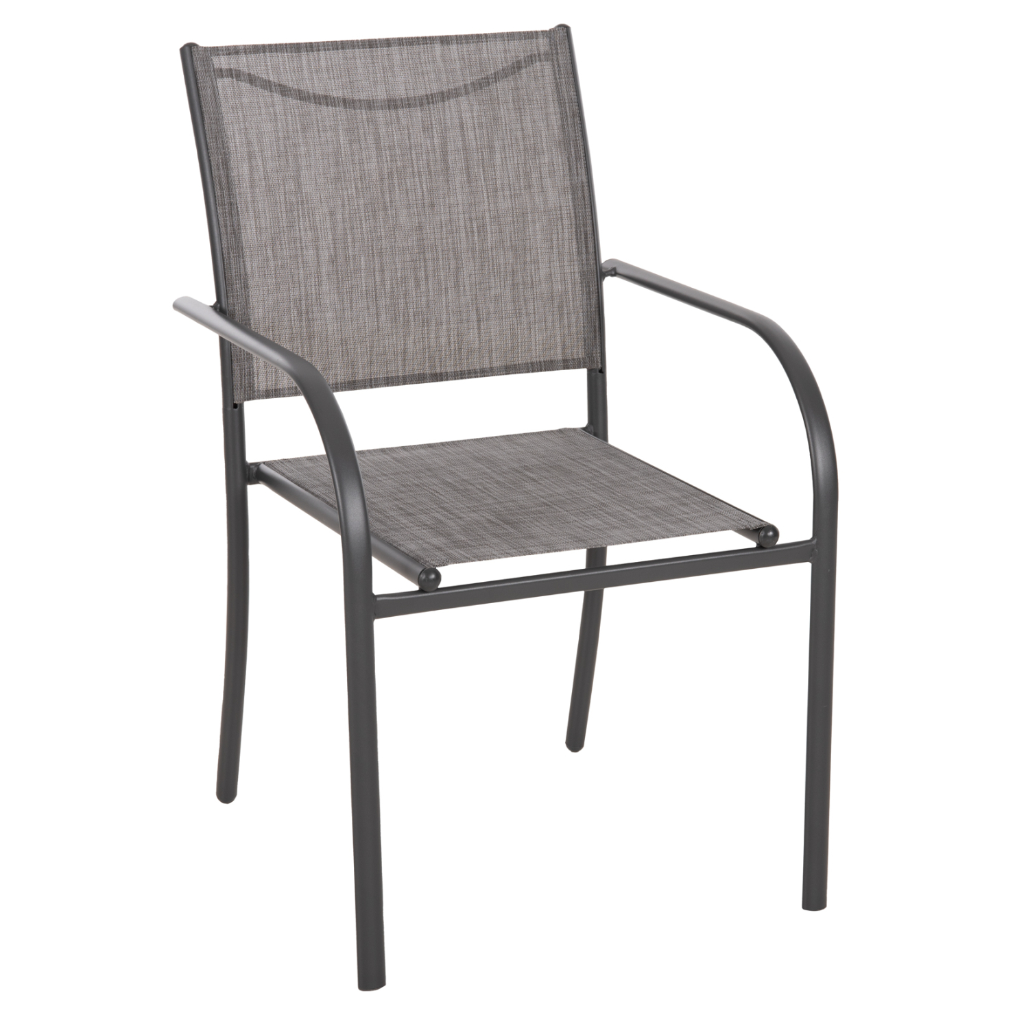 polythrona-exchoroy-fb9597601-metallo-gk ΠΟΛΥΘΡΟΝΑ ΕΞ.ΧΩΡΟΥ REDAN HM5976.01 ΜΕΤΑΛΛΟ ΓΚΡΙ-TEXTILENE ΓΚΡΙ 56x60x88Υεκ - Image 1