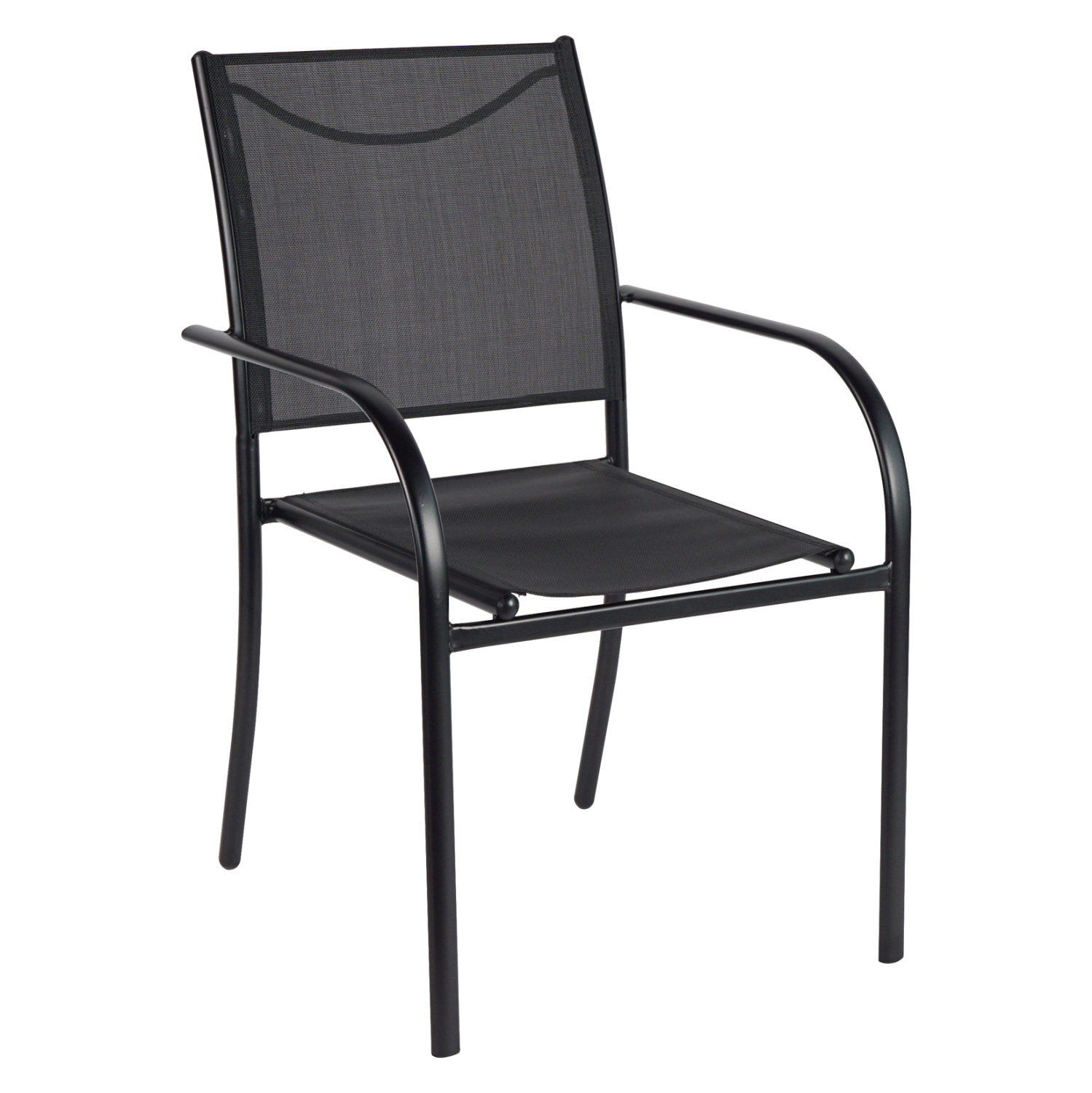 polythrona-exchoroy-fb9597603-metallo-ma ΠΟΛΥΘΡΟΝΑ ΕΞ.ΧΩΡΟΥ REDAN HM5976.03 ΜΕΤΑΛΛΟ ΜΑΥΡΟ-TEXTILENE ΜΑΥΡΟ 56x60x88Υεκ - Image 1
