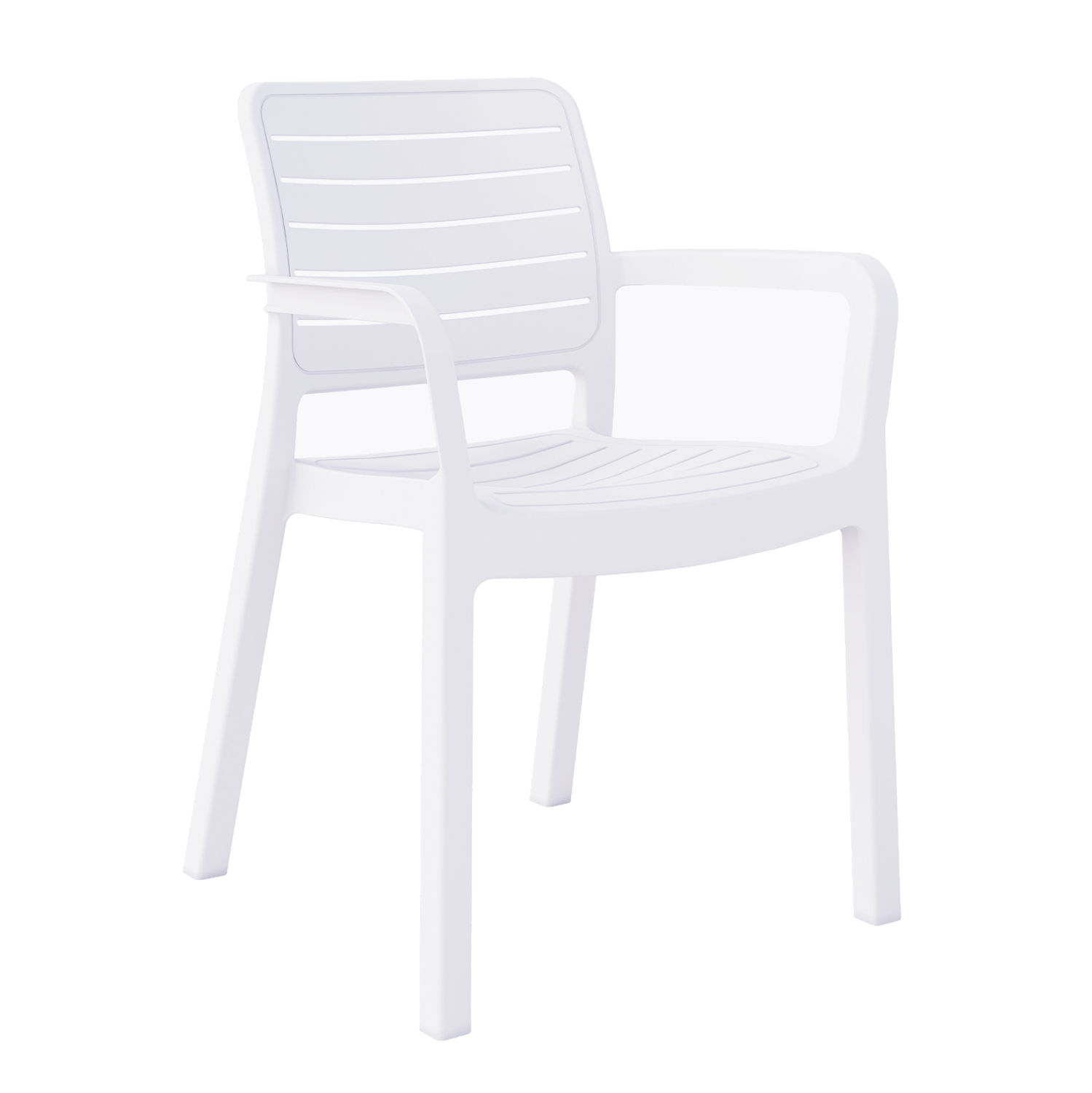 polythrona-exotchoroy-fb9636901-leyko-po ΠΟΛΥΘΡΟΝΑ ΕΞΩΤ.ΧΩΡΟΥ FLAN HM6369.01 ΛΕΥΚΟ ΠΟΛΥΠΡΟΠΥΛΕΝΙΟ 57x56x82.5Yεκ. - Image 1