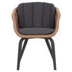 ΠΟΛΥΘΡΟΝΑ VICTUS HM6559.01 ΑΛΟΥΜΙΝΙΟ & OLEFIN ΓΚΡΙ-TWIST WICKER 60x62x76Yεκ - Image 3