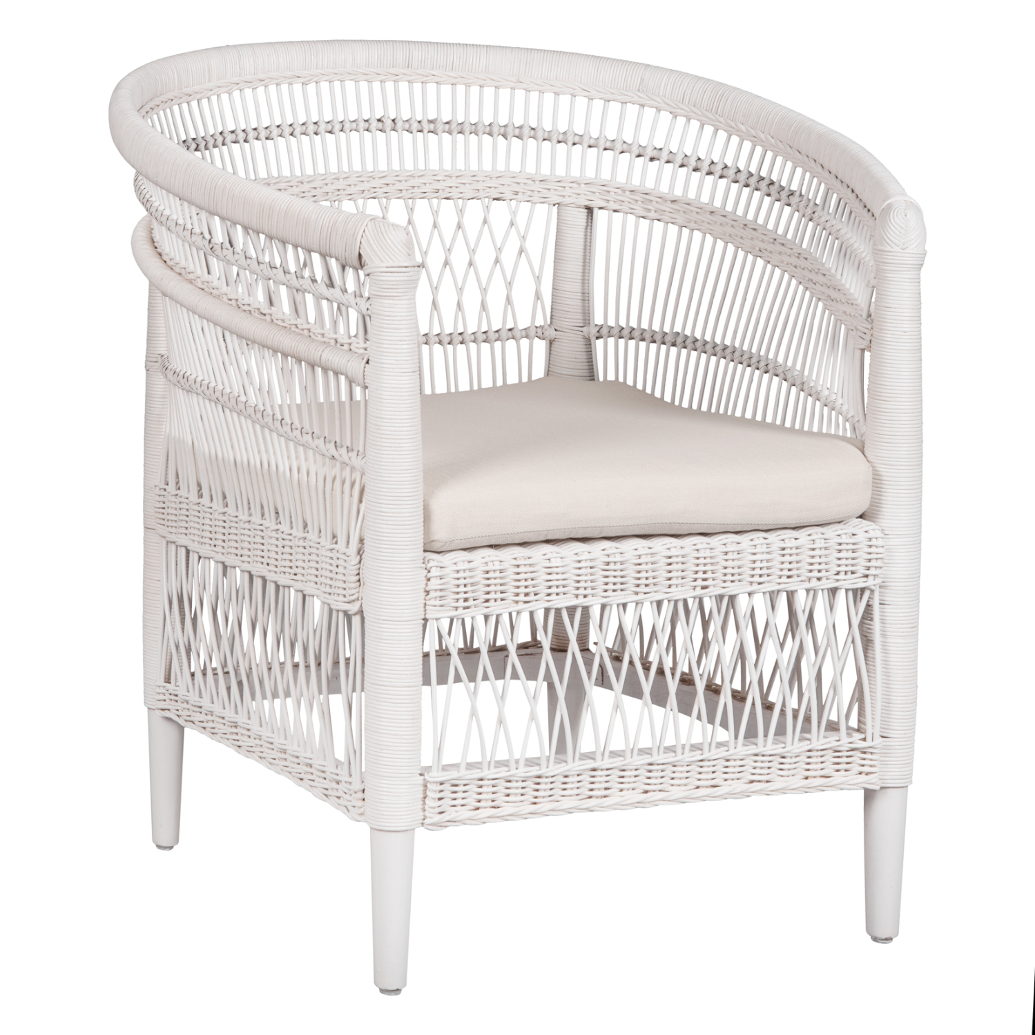 polythrona-fb9963502-xylo-maoni-me-ratta ΠΟΛΥΘΡΟΝΑ MALAWI HM9635.02 ΞΥΛΟ ΜΑΟΝΙ ΜΕ RATTAN ΛΕΥΚΟ--Β'ΔΙΑΛΟΓΗΣ 80x70x86Υεκ. - Image 1