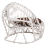 ΠΟΛΥΘΡΟΝΑ ENTROPY HM9840.02 RATTAN ΛΕΥΚΟ ΜΕ ΚΑΦΕ ΜΑΞΙΛΑΡΙ 80x97x85Υεκ. - Image 5