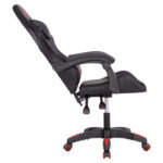 ΠΟΛΥΘΡΟΝΑ GAMING DARREN HM1203.01 ΜΑΥΡΟ-ΚΟΚΚΙΝΟ PVC 58.5x100x120Υεκ. - Image 6