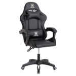 ΠΟΛΥΘΡΟΝΑ GAMING DARREN HM1203.04 ΜΑΥΡΟ-ΛΕΥΚΟ PVC 58.5x100x120Υεκ.