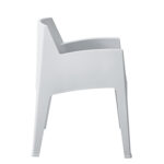 ΠΟΛΥΘΡΟΝΑ ΠΟΛΥΠΡΟΠΥΛΕΝΙΟΥ SLEEK HM6370.01 ΛΕΥΚΗ 68x63x82,5Υεκ. - Image 4
