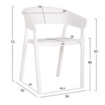 ΠΟΛΥΘΡΟΝΑ ΠΟΛΥΠΡΟΠΥΛΕΝΙΟΥ PERFOE HM5941.01 ΛΕΥΚΗ 56x50x73Υεκ. - Image 2
