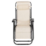 ΠΟΛΥΘΡΟΝΑ RELAX COMPANION HM5095.12 ΜΠΕΖ TEXTILENE-ΜΑΥΡΟ ΜΕΤΑΛΛΟ 67x145x110Υεκ. - Image 4