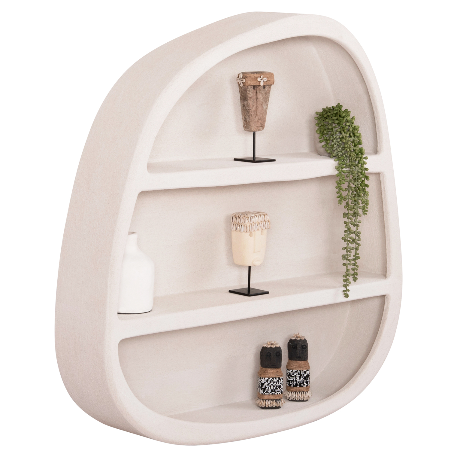 rafi-toichoy-fb918058-mdf-se-ypoleyko-ch ΡΑΦΙ ΤΟΙΧΟΥ ΣΕΙΡΑ SANTORINI HM18058 MDF ΣΕ ΥΠΟΛΕΥΚΟ ΧΡΩΜΑ 95x18x100Υεκ. - Image 1