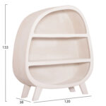 ΡΑΦΙΕΡΑ ΣΕΙΡΑ SANTORINI HM18060.01 MDF ΣΕ ΥΠΟΛΕΥΚΟ ΧΡΩΜΑ 120x38x133Υεκ. - Image 2