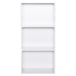 ΡΑΦΙΕΡΑ ΤΟΙΧΟΥ CUBICON HM9941.01 ΛΕΥΚΗ ΜΕΛΑΜΙΝΗ 38,5x23,5x80Υεκ. - Image 3