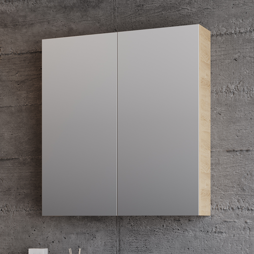 santa-60-mir- ΚΑΘΡΕΦΤΗΣ SANTA 60cm. χρ.BEIGE MAT 3MSAN060BEM - Image 1