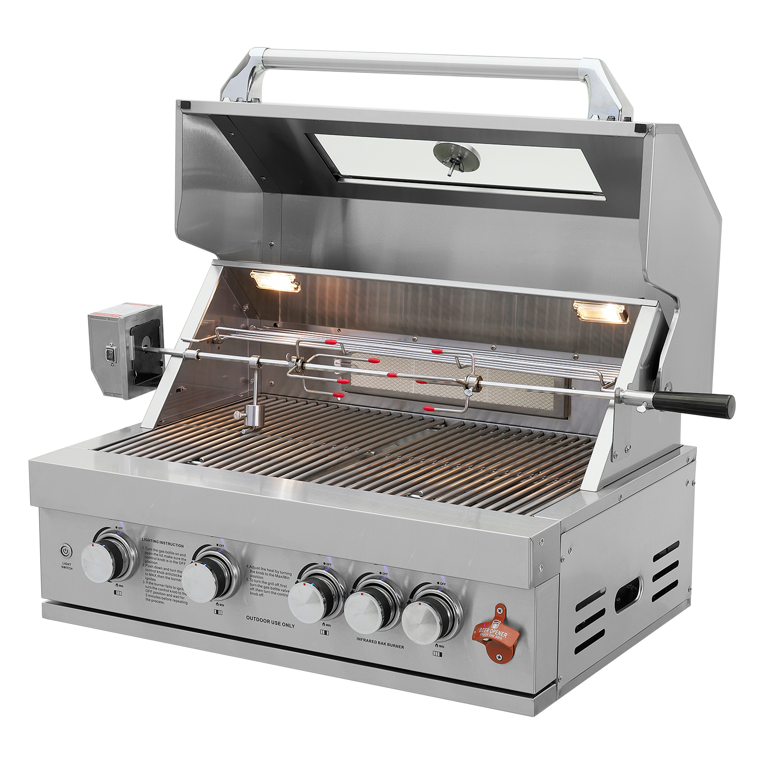 semi-prof_thermogatz_bbq_2 BBQ ΥΓΡΑΕΡΙΟΥ SEMI-PROF TGH-BI-B4-G 4+1 19,3kW - Image 1