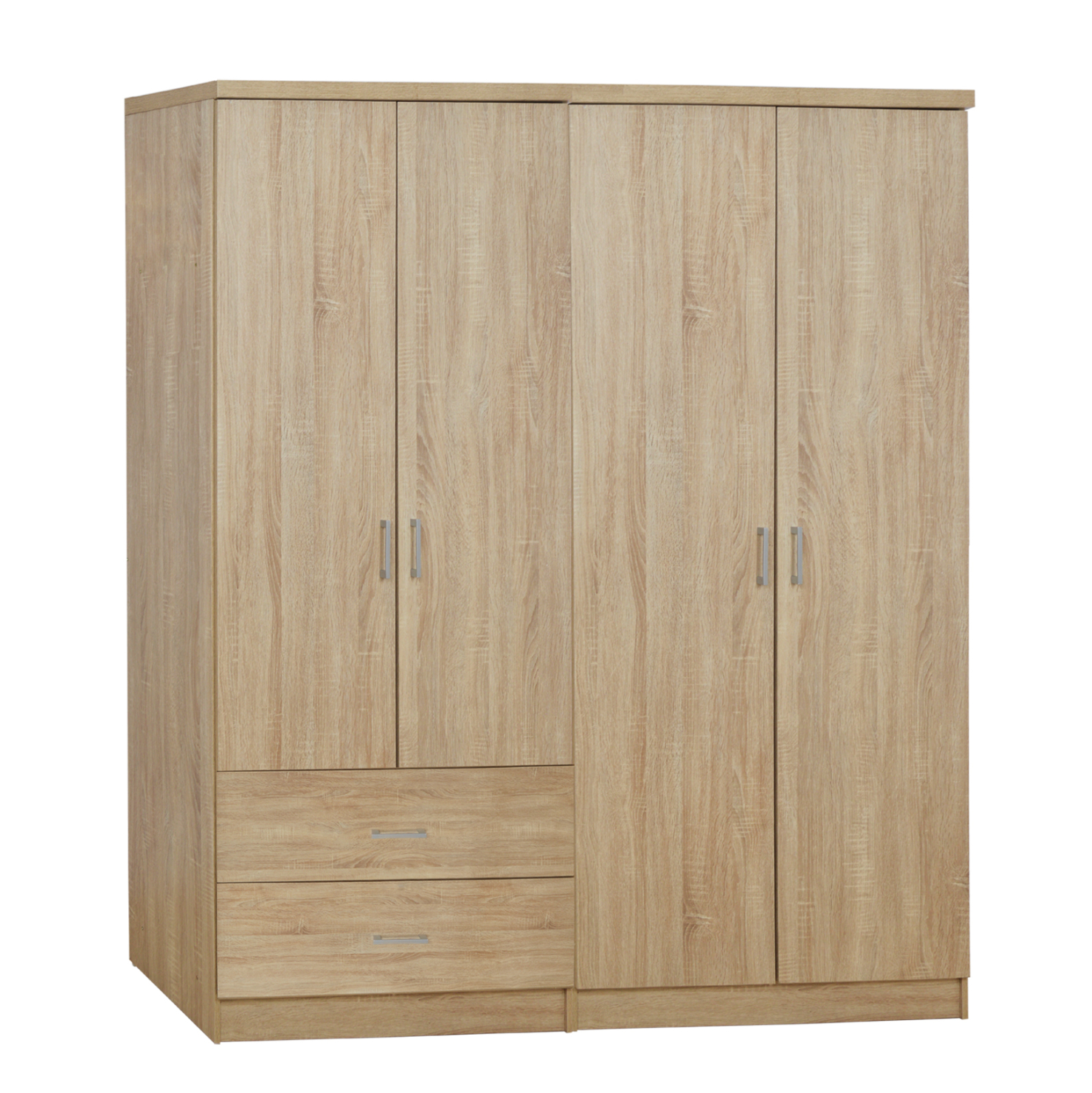 set-2-tmch-ntoylapa-4fylli-sonama-160x42 ΝΤΟΥΛΑΠΑ 4-ΦΥΛΛΗ ΜΕ 2 ΣΥΡΤΑΡΙΑ JENNA HM11351.02 ΜΕΛΑΜΙΝΗ ΣΕ SONAMA 160x42x181Υ - Image 1
