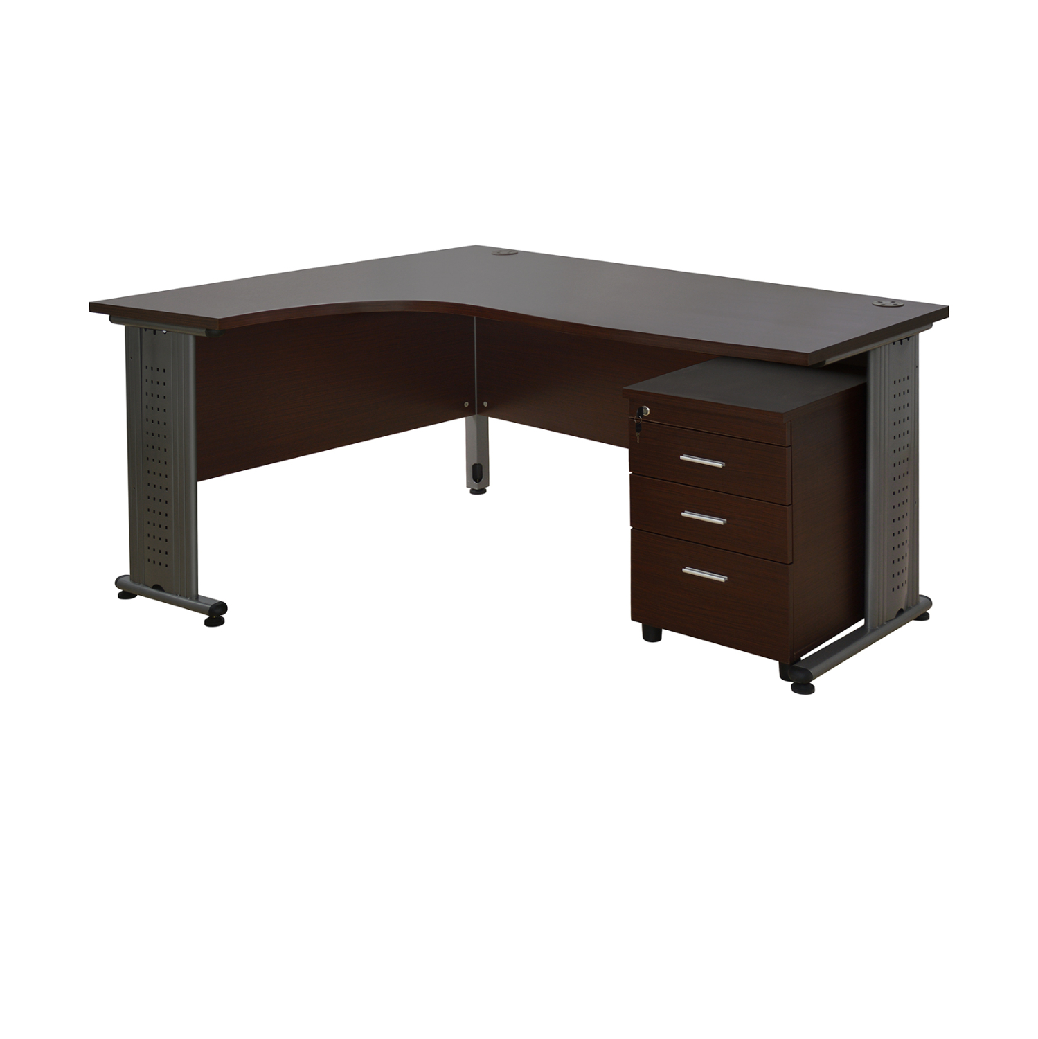 set-grafeioy-2tmch-se-chroma-wenge-fb102 ΣΕΤ ΓΡΑΦΕΙΟΥ 2ΤΜΧ ΣΕ ΧΡΩΜΑ WENGE HM10206.02L - Image 1