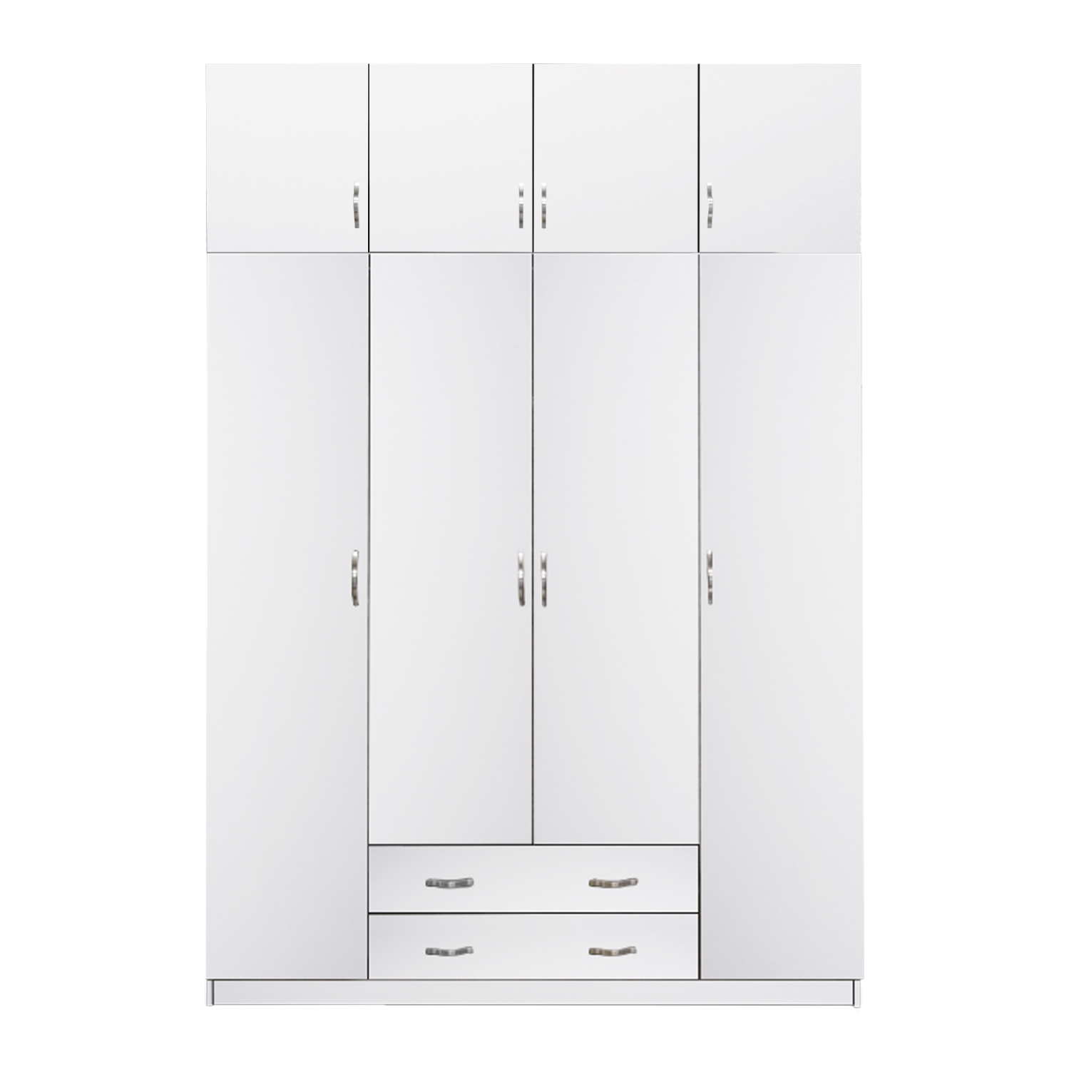 set-ntoylapa-me-patari-4-fylla-fb9112240 ΝΤΟΥΛΑΠΑ 4ΦΥΛΛΗ ΜΕ ΠΑΤΑΡΙ HM11224.05 ΜΕΛΑΜΙΝΗ ΛΕΥΚΗ 200x55.5x240Υεκ. - Image 1