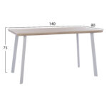 ΣΕΤ ΤΡΑΠΕΖΑΡΙΑΣ 5ΤΜΧ OFIRA HM10634 MDF TOP ΣΕ SONAMA--ΛΕΥΚΕΣ ΚΑΡΕΚΛΕΣ - Image 2