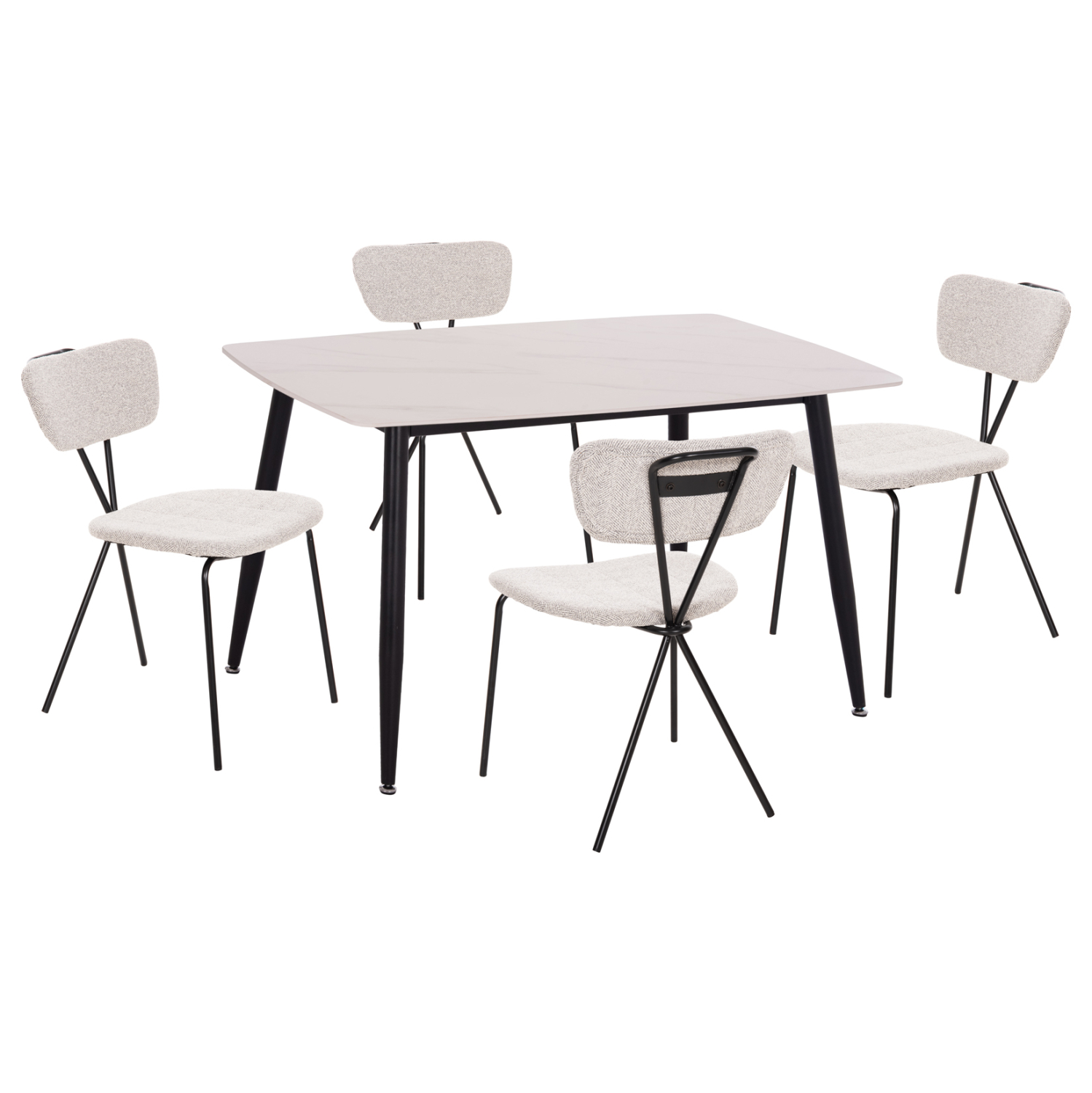 set-trapezarias-5tmch-fb92106701-keramik ΣΕΤ ΤΡΑΠΕΖΑΡΙΑΣ 5ΤΜΧ RAVEN HM21067.01 ΚΕΡΑΜΙΚΟ TOP ΛΕΥΚΟ ΜΑΡΜΑΡΟ--ΜΕΤΑΛΛΟ - Image 1