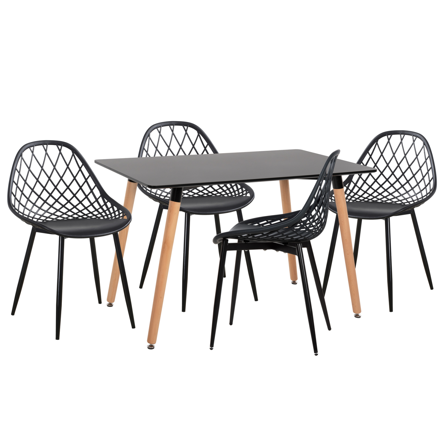 set-trapezarias-5tmch-fb921175-mdf-top-p ΣΕΤ ΤΡΑΠΕΖΑΡΙΑΣ 5ΤΜΧ LIO HM21175 MDF TOP & ΠΟΛΥΠΡΟΠΥΛΕΝΙΟ ΣΕ ΜΑΥΡΟ - Image 1