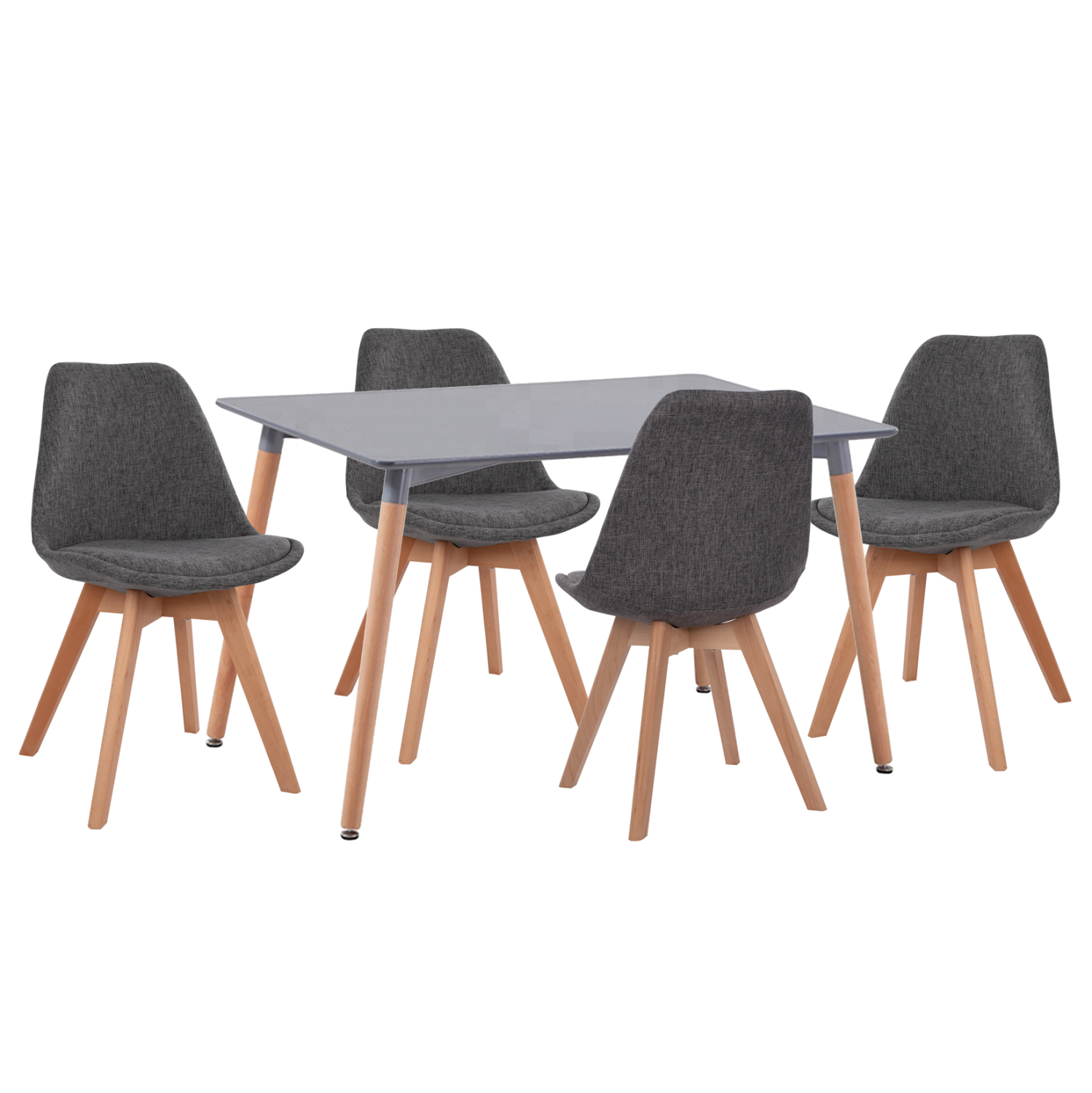set-trapezarias-5tmch-fb921177-mdf-top-s ΣΕΤ ΤΡΑΠΕΖΑΡΙΑΣ 5ΤΜΧ VEGAS HM21177 MDF TOP ΣΕ ΓΚΡΙ--ΥΦΑΣΜΑ ΣΕ ΓΚΡΙ - Image 1