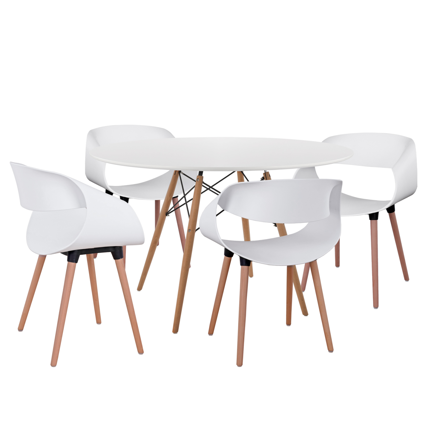 set-trapezarias-5tmch-fb921186-mdf-top-p ΣΕΤ ΤΡΑΠΕΖΑΡΙΑΣ 5ΤΜΧ MAGGIE HM21186 MDF TOP & ΠΟΛΥΠΡΟΠΥΛΕΝΙΟ ΣΕ ΛΕΥΚΟ ΧΡΩΜΑ - Image 1