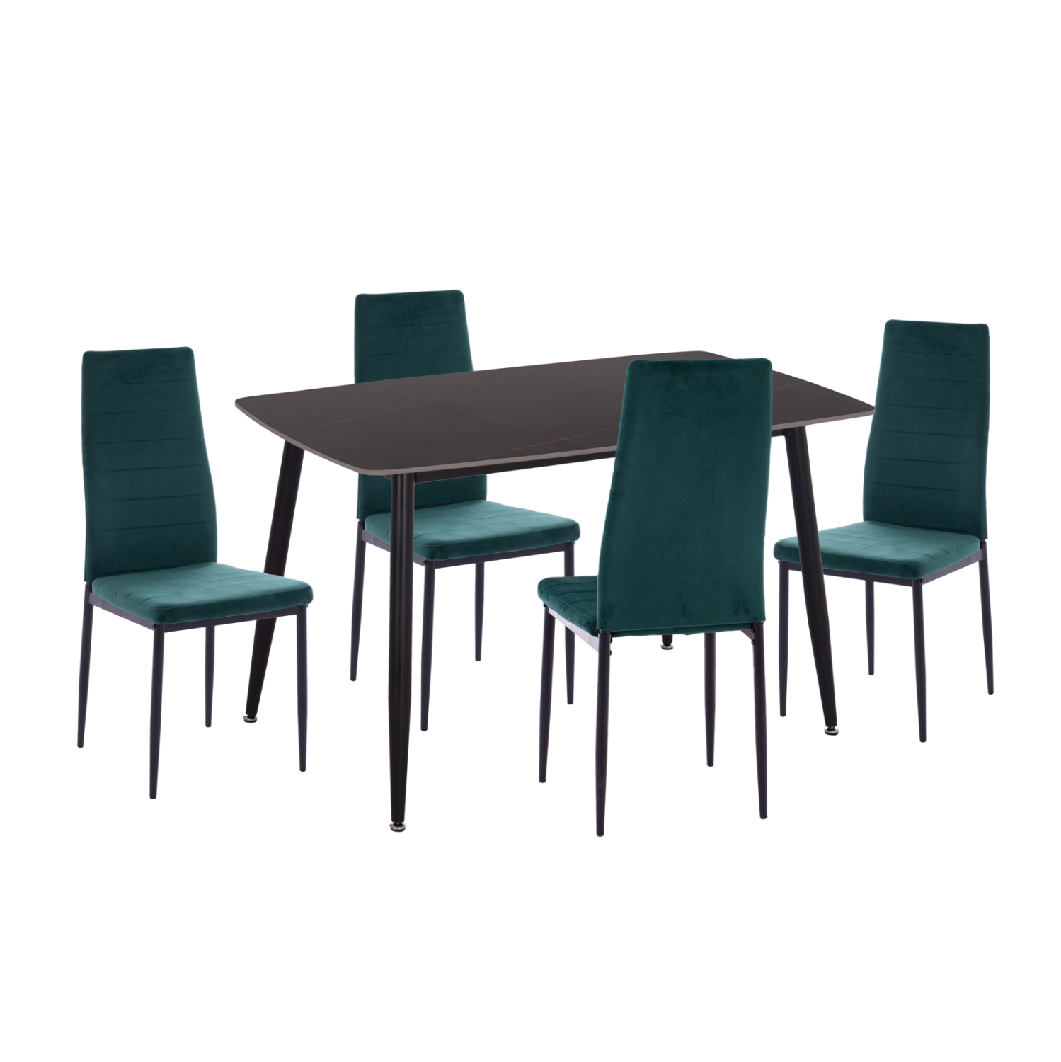 set-trapezarias-5tmch-fb92126502-keramik ΣΕΤ ΤΡΑΠΕΖΑΡΙΑΣ 5ΤΜΧ RAVEN HM21265.02 ΚΕΡΑΜΙΚΟ TOP ΜΑΥΡΟ ΜΑΡΜΑΡΟ--ΒΕΛΟΥΔΟ ΚΥΠΑΡΙΣΣΙ - Image 1